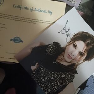 Autographed  Print Ashley Greene Alice Cullen From Twilight